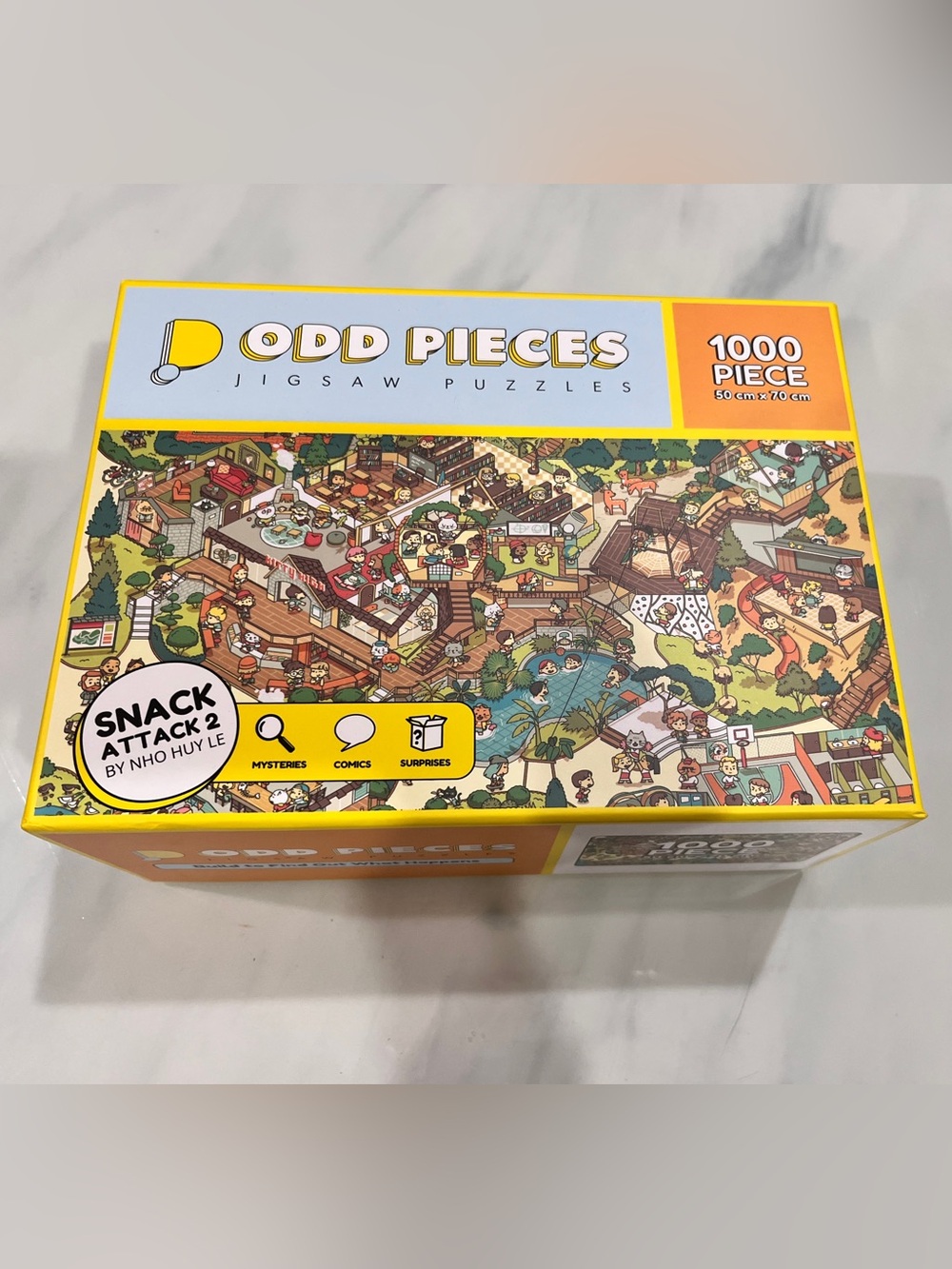 Puzzle Odd Pieces Snack Attack 2 by Nho Huy Le jigsaw 1000 pieces